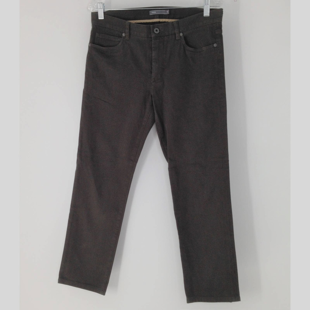 Vince Army Green Denim Jean Casual Pants Size 30